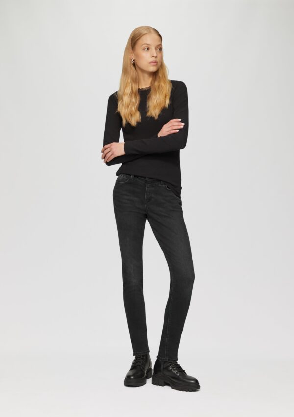 Jeans Sadie / Skinny Fit / Mid Rise / Skinny Leg / Schmucksteine / Superstretch