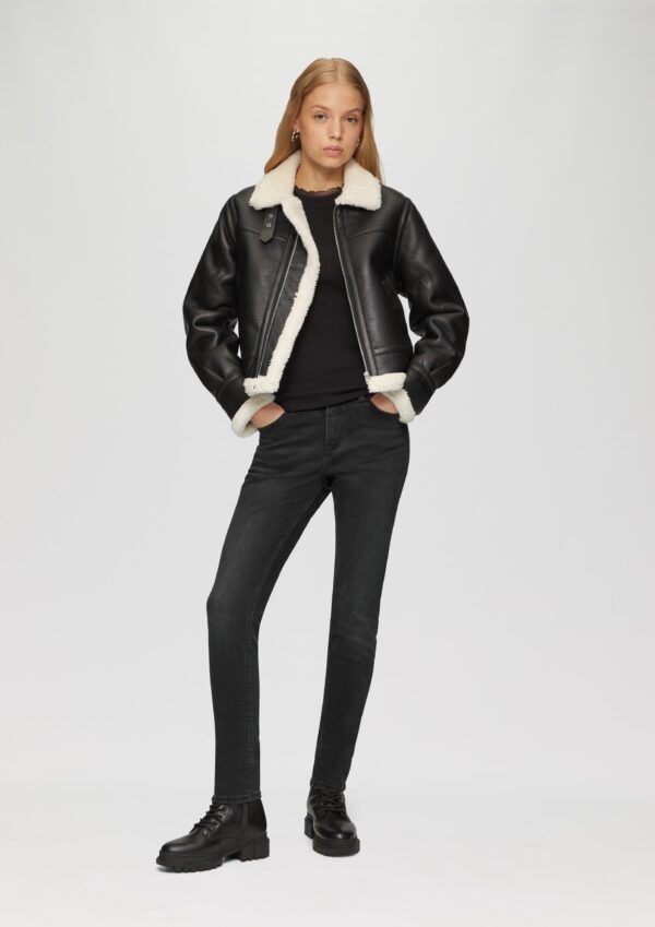 Jeans Sadie / Skinny Fit / Mid Rise / Skinny Leg / Schmucksteine / Superstretch