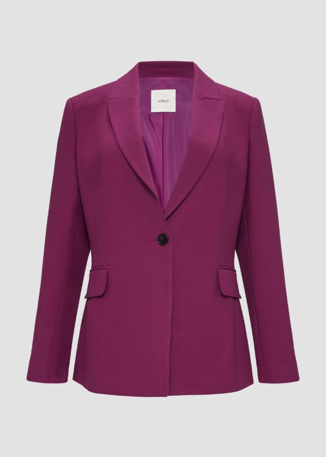 Taillierter Blazer im Slim Fit