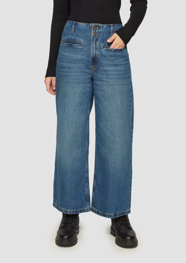 Culotte-Jeans Catie / Slim Fit / High Rise / Wide Leg