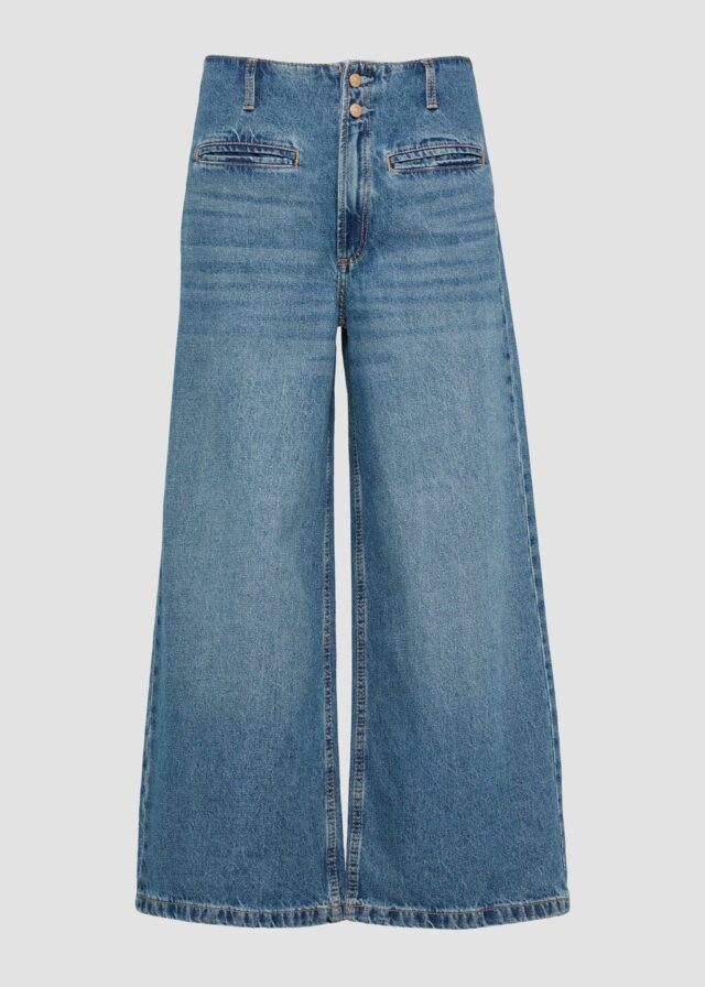 Culotte-Jeans Catie / Slim Fit / High Rise / Wide Leg