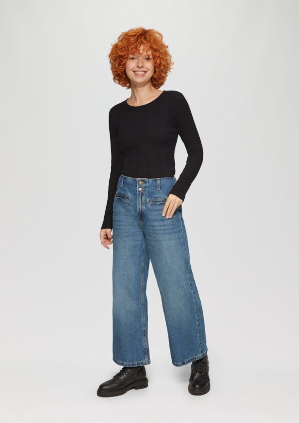 Culotte-Jeans Catie / Slim Fit / High Rise / Wide Leg
