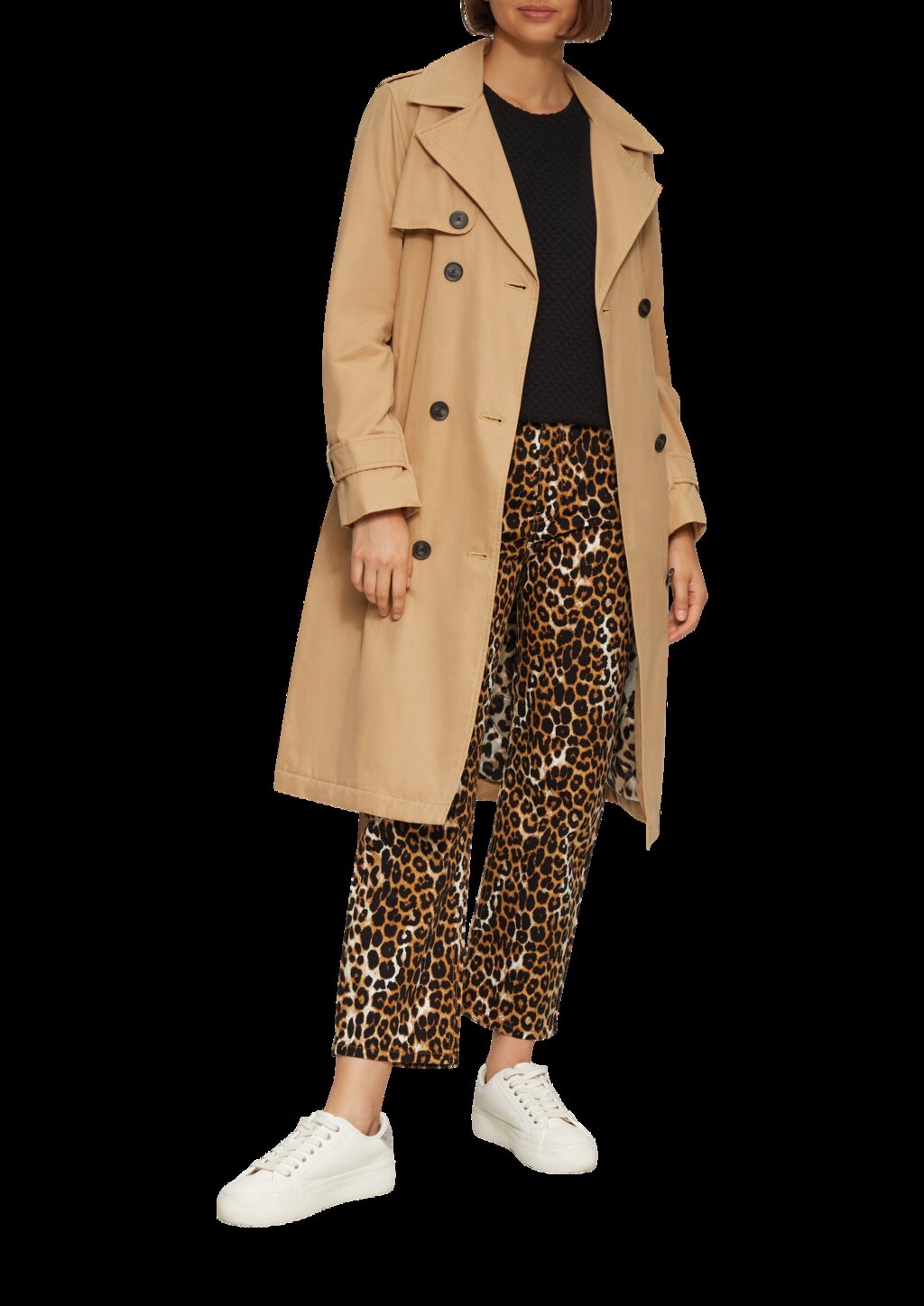 Sweatshirt mit Rundhalsausschnitt und strukturierter Oberfläche