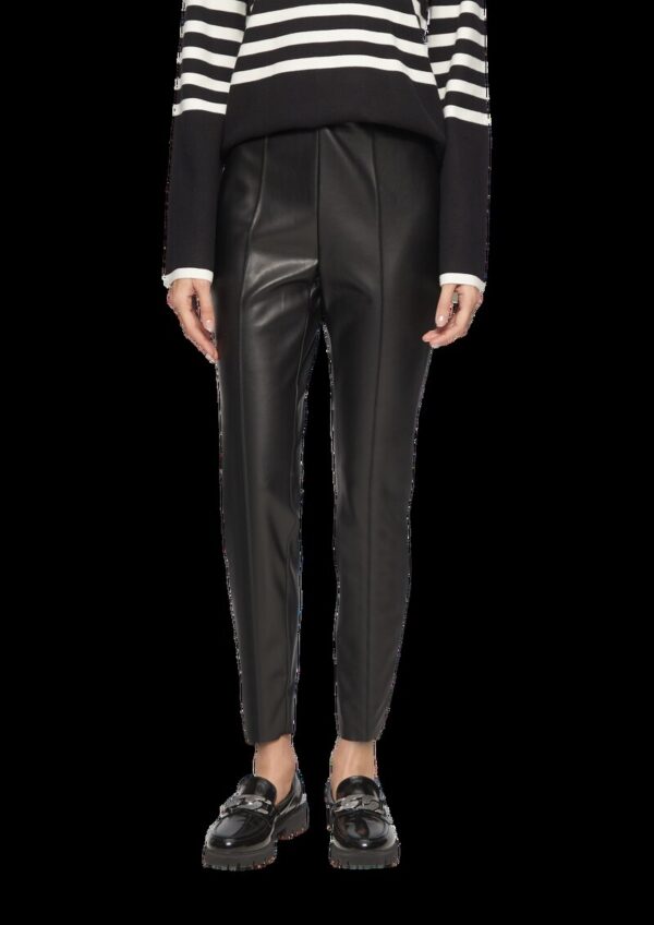 Extra Slim: Leggings aus Lederimitat