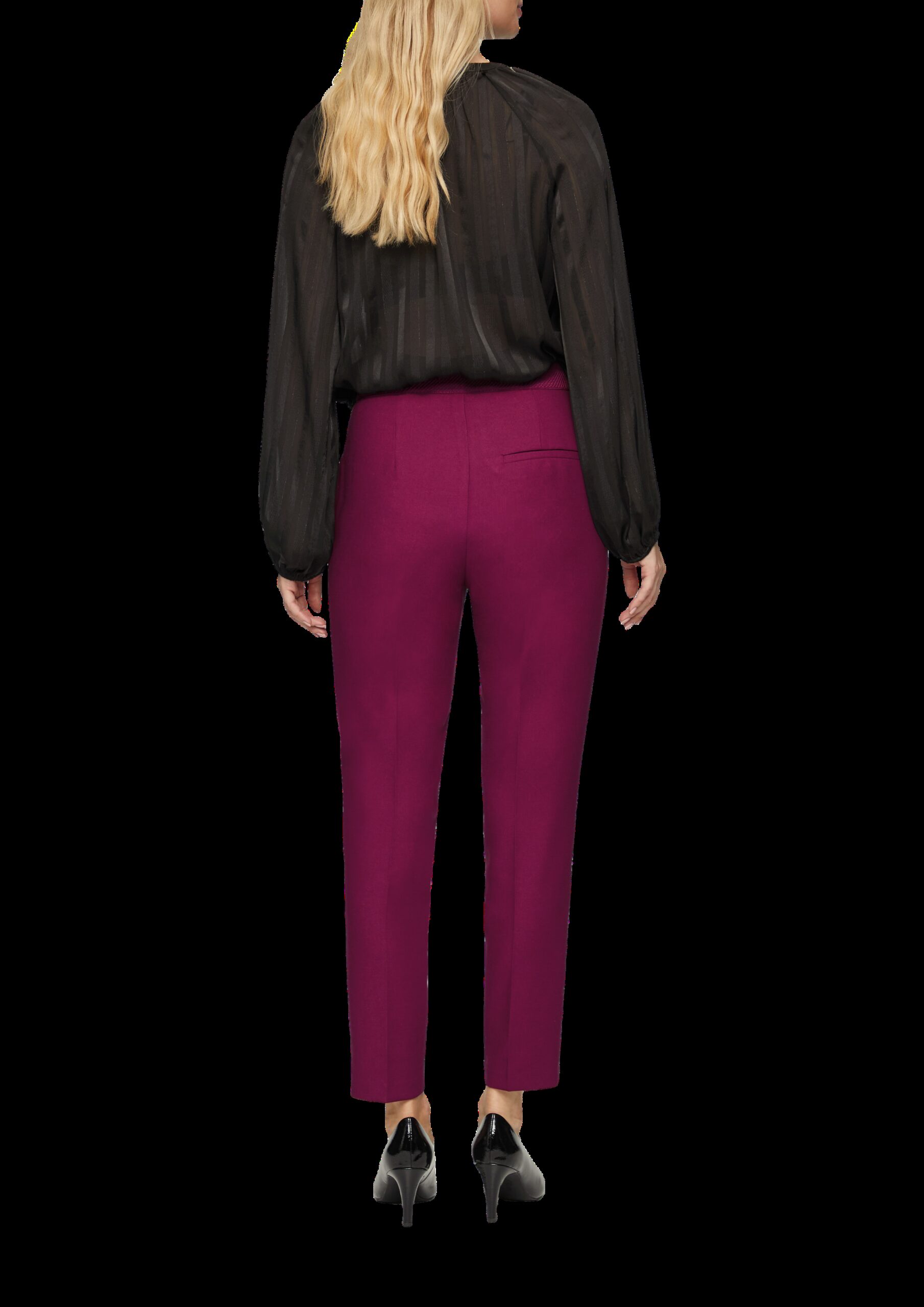 Slim: Cigarette Pants in Ankle-Länge