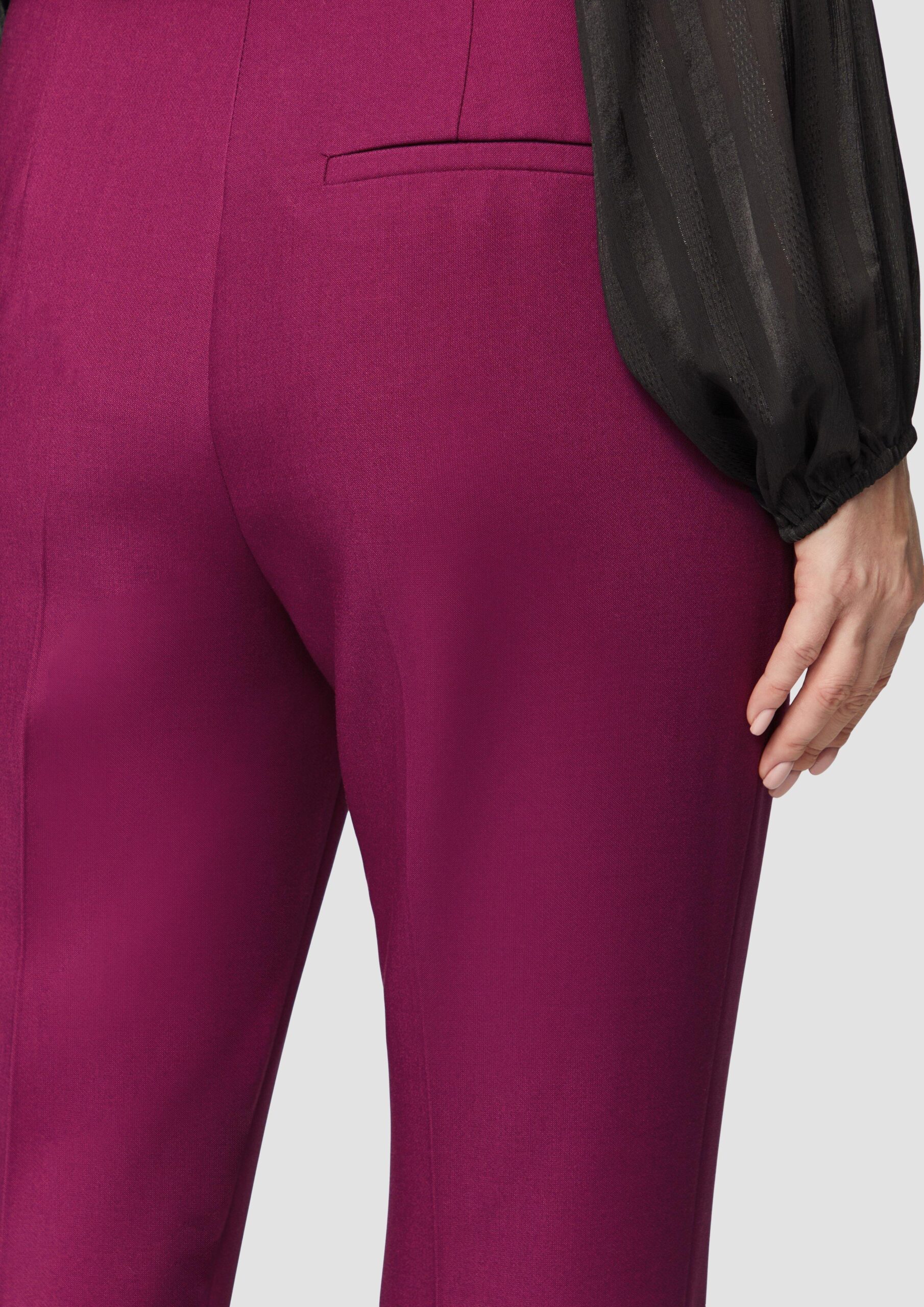 Slim: Cigarette Pants in Ankle-Länge