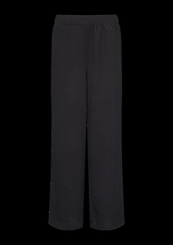 Strukturierte Hose mit Wide Leg