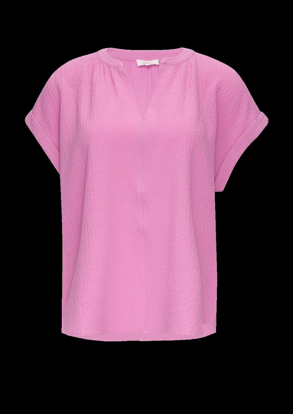Locker geschnittene Bluse mit Struktur