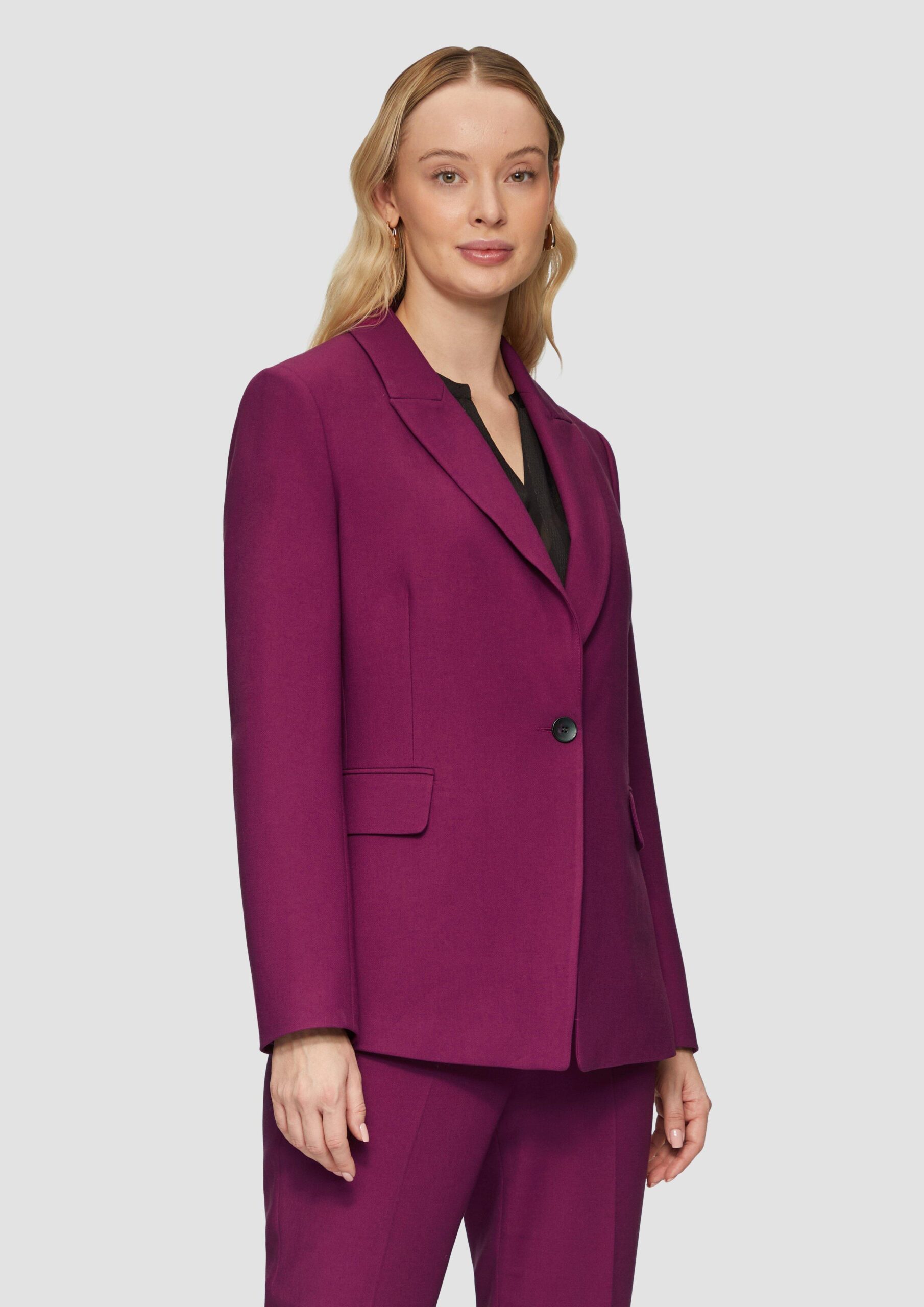 Taillierter Blazer im Slim Fit