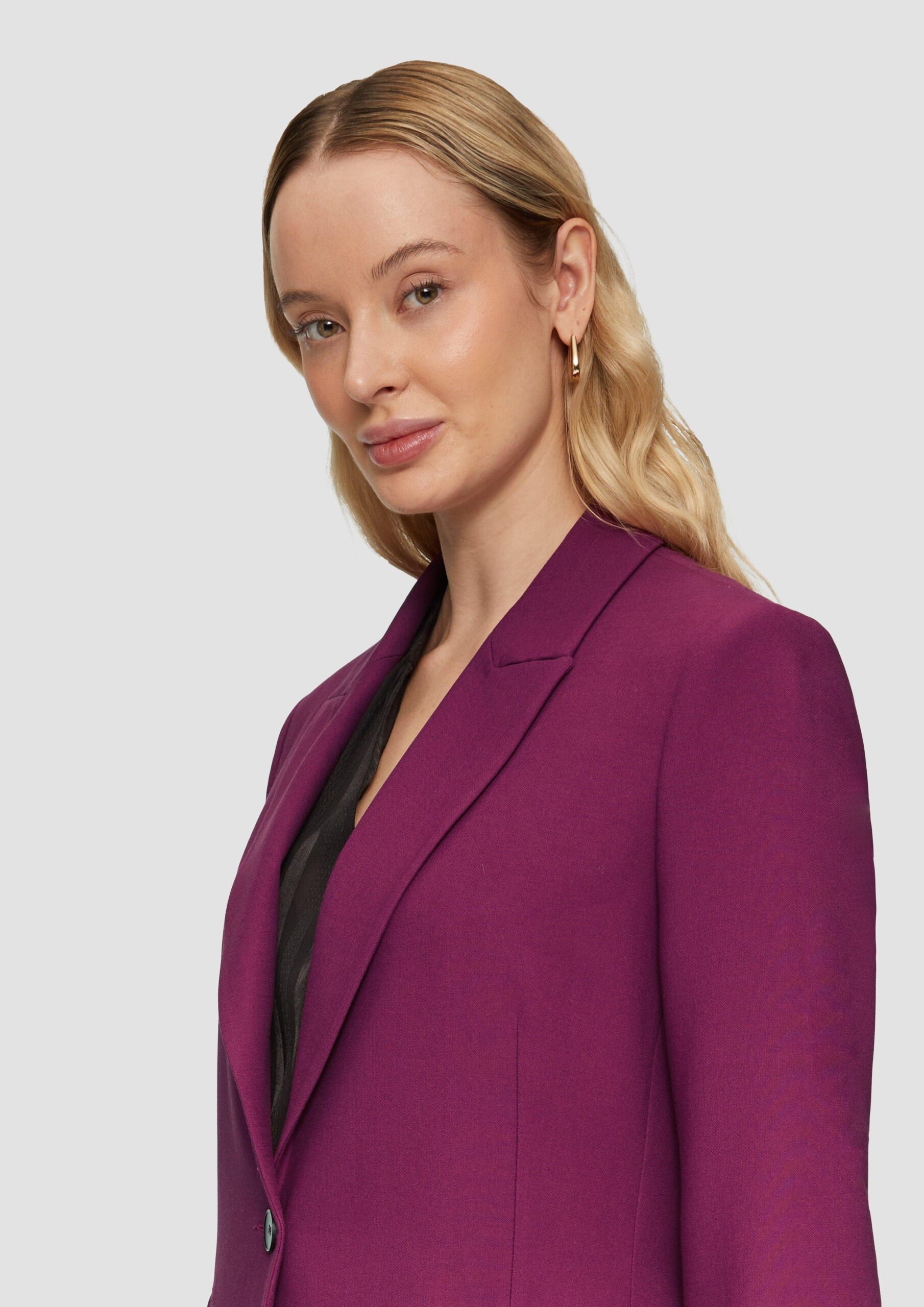 Taillierter Blazer im Slim Fit