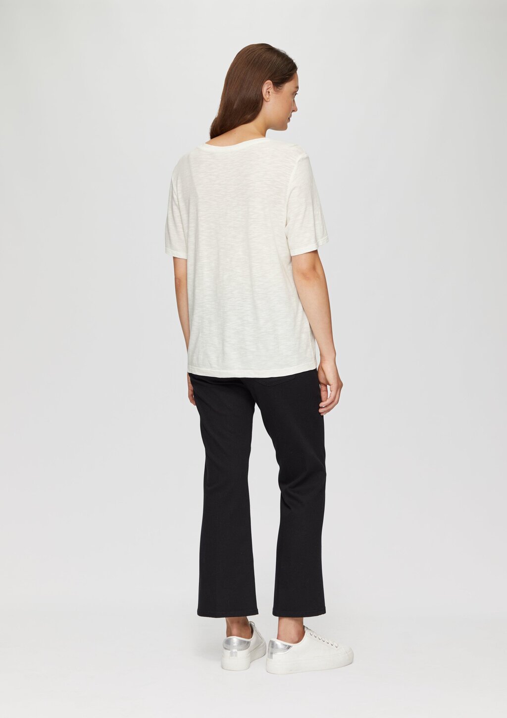 Flammgarnshirt mit Schmucksteinen