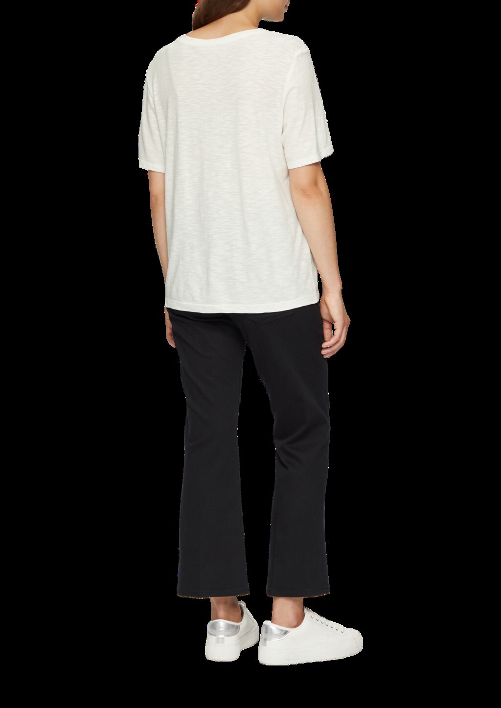 Flammgarnshirt mit Schmucksteinen