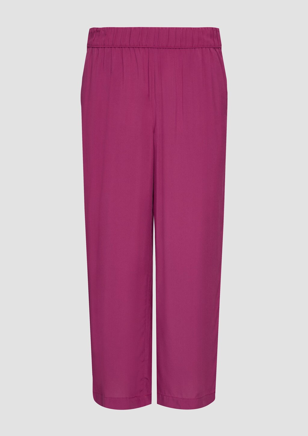 Culotte aus fließender Viskose mit Elastikbund