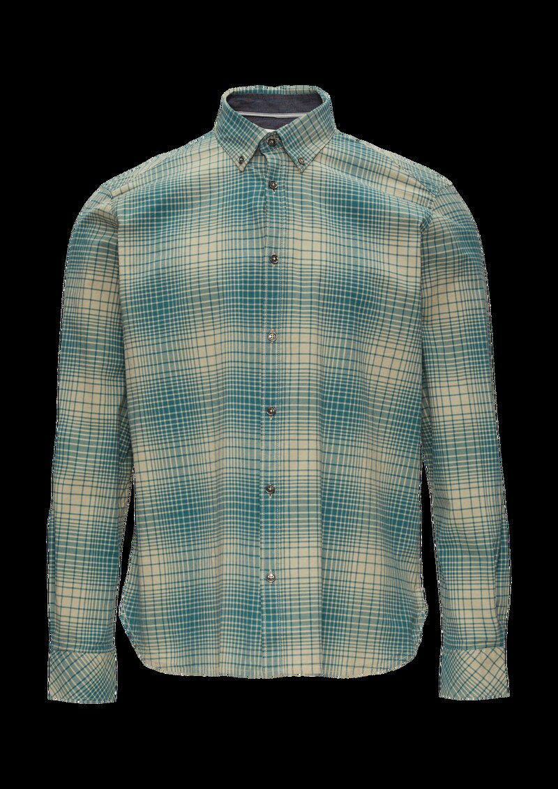Regular Fit: Hemd aus Baumwollstretch mit Button-Down-Kragen