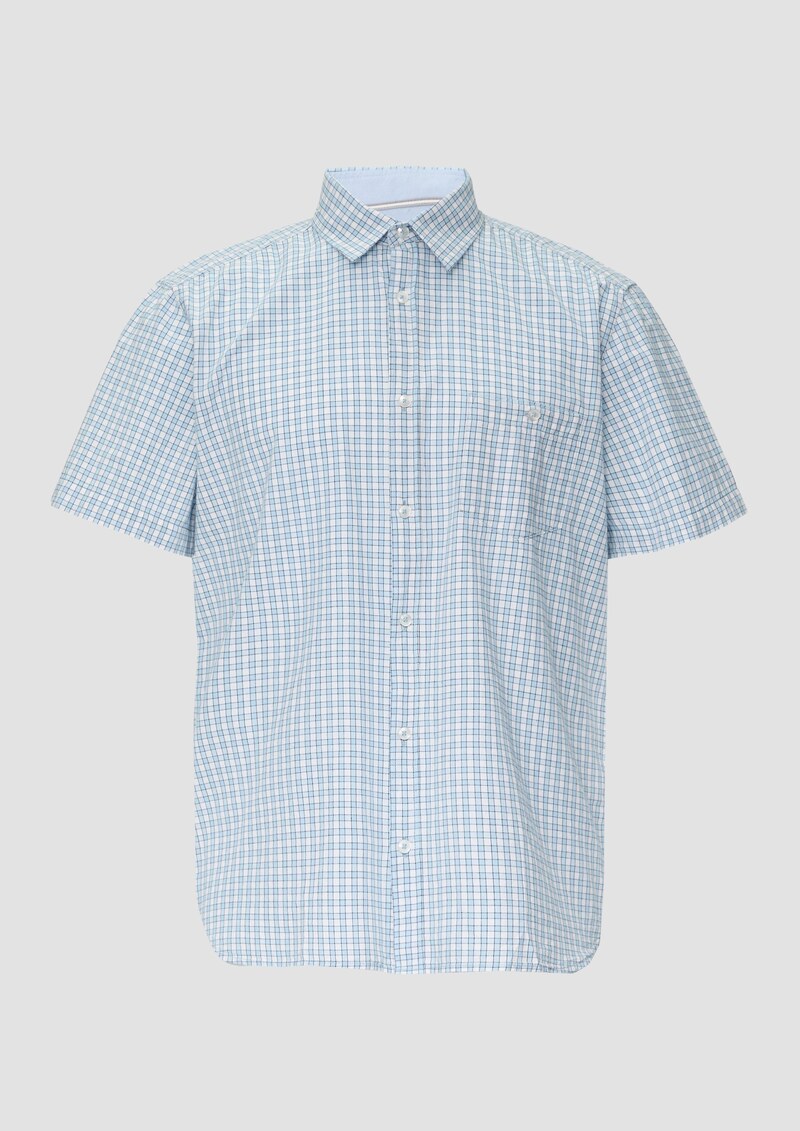 Kurzarmhemd mit Kentkragen