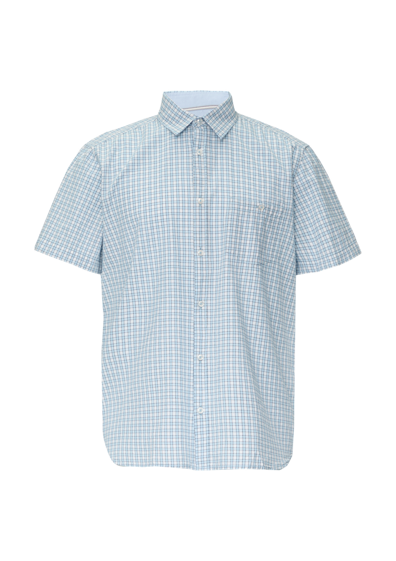 Kurzarmhemd mit Kentkragen