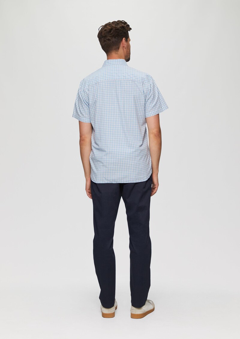 Kurzarmhemd mit Kentkragen