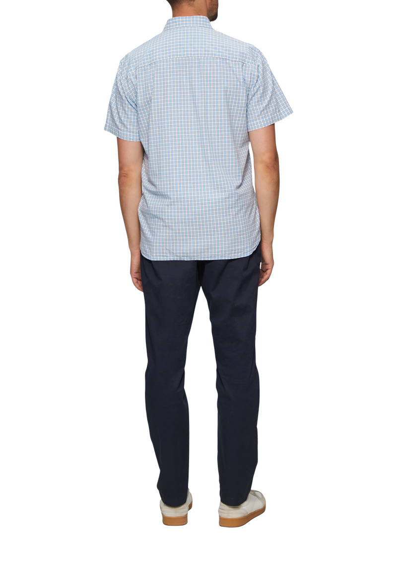 Kurzarmhemd mit Kentkragen