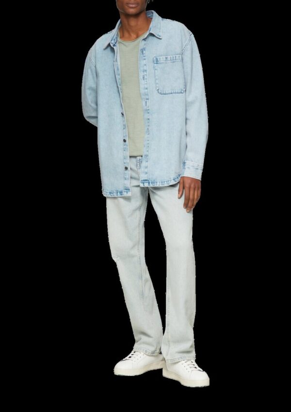 Relaxed Fit: Denim-Hemd aus Baumwolle