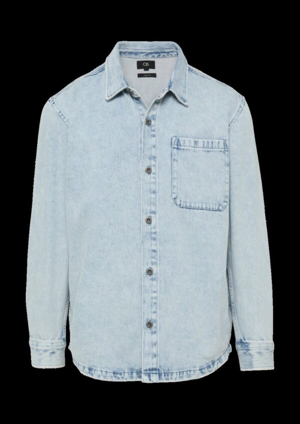 Relaxed Fit: Denim-Hemd aus Baumwolle