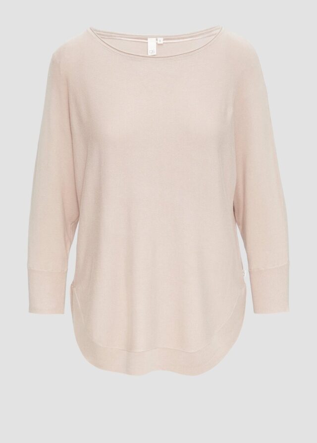 Viskosemix-Pullover mit Fledermausärmeln