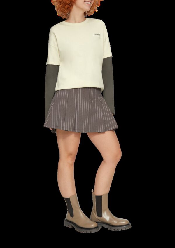 Two-Layer-Longsleeve mit Print