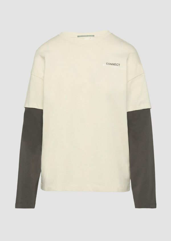 Two-Layer-Longsleeve mit Print