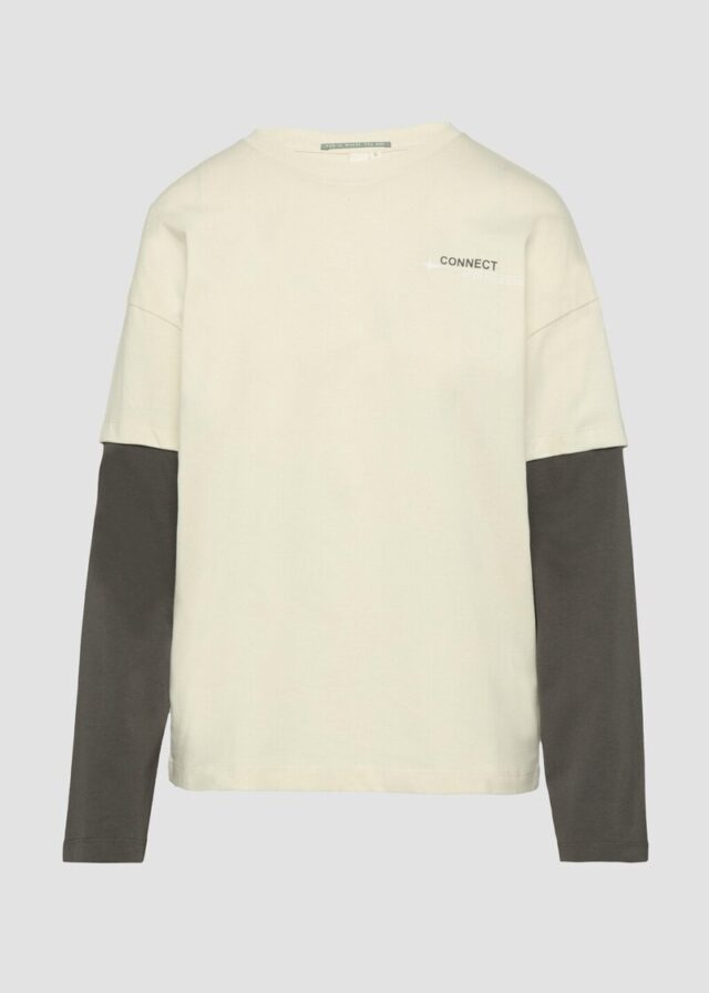 Two-Layer-Longsleeve mit Print