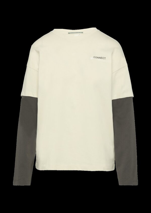 Two-Layer-Longsleeve mit Print