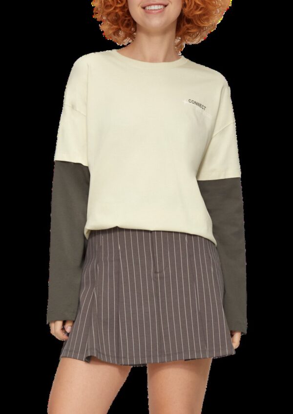 Two-Layer-Longsleeve mit Print