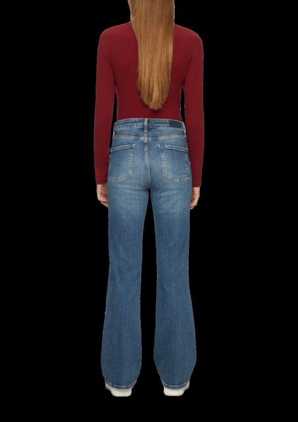 Jeans Flare / Slim Fit / Mid Rise / Flared Leg / mit Nahtdetail