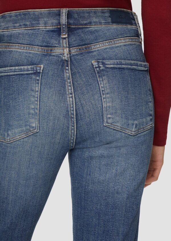 Jeans Flare / Slim Fit / Mid Rise / Flared Leg / mit Nahtdetail