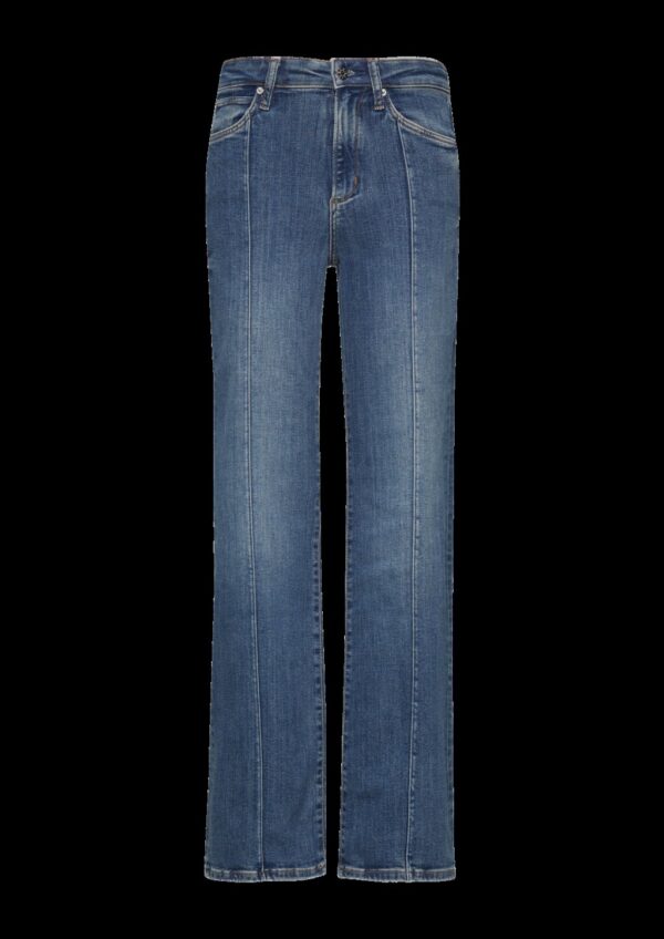 Jeans Flare / Slim Fit / Mid Rise / Flared Leg / mit Nahtdetail