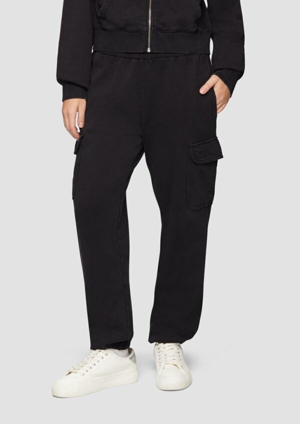 Sweatpants mit Cargo-Taschen und Waschung