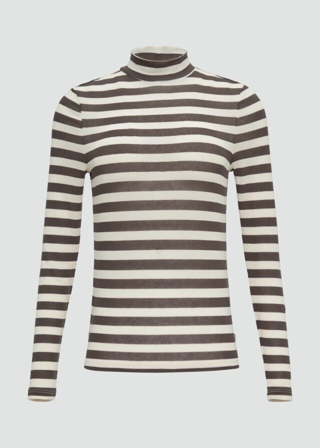 Gestreiftes Longsleeve im Slim Fit