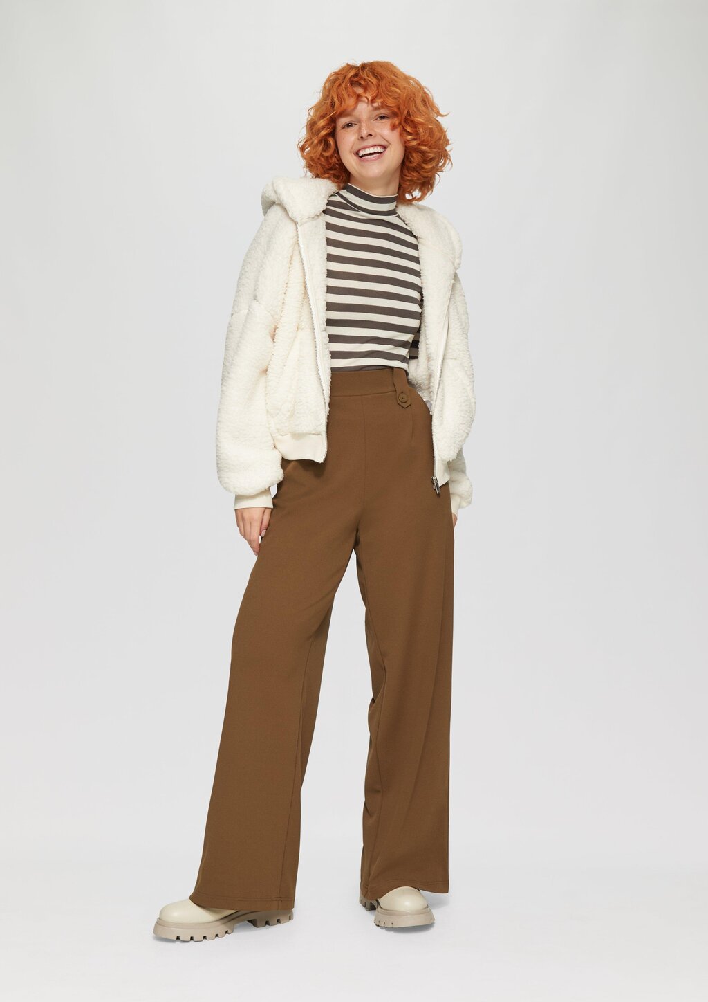 Gestreiftes Longsleeve im Slim Fit