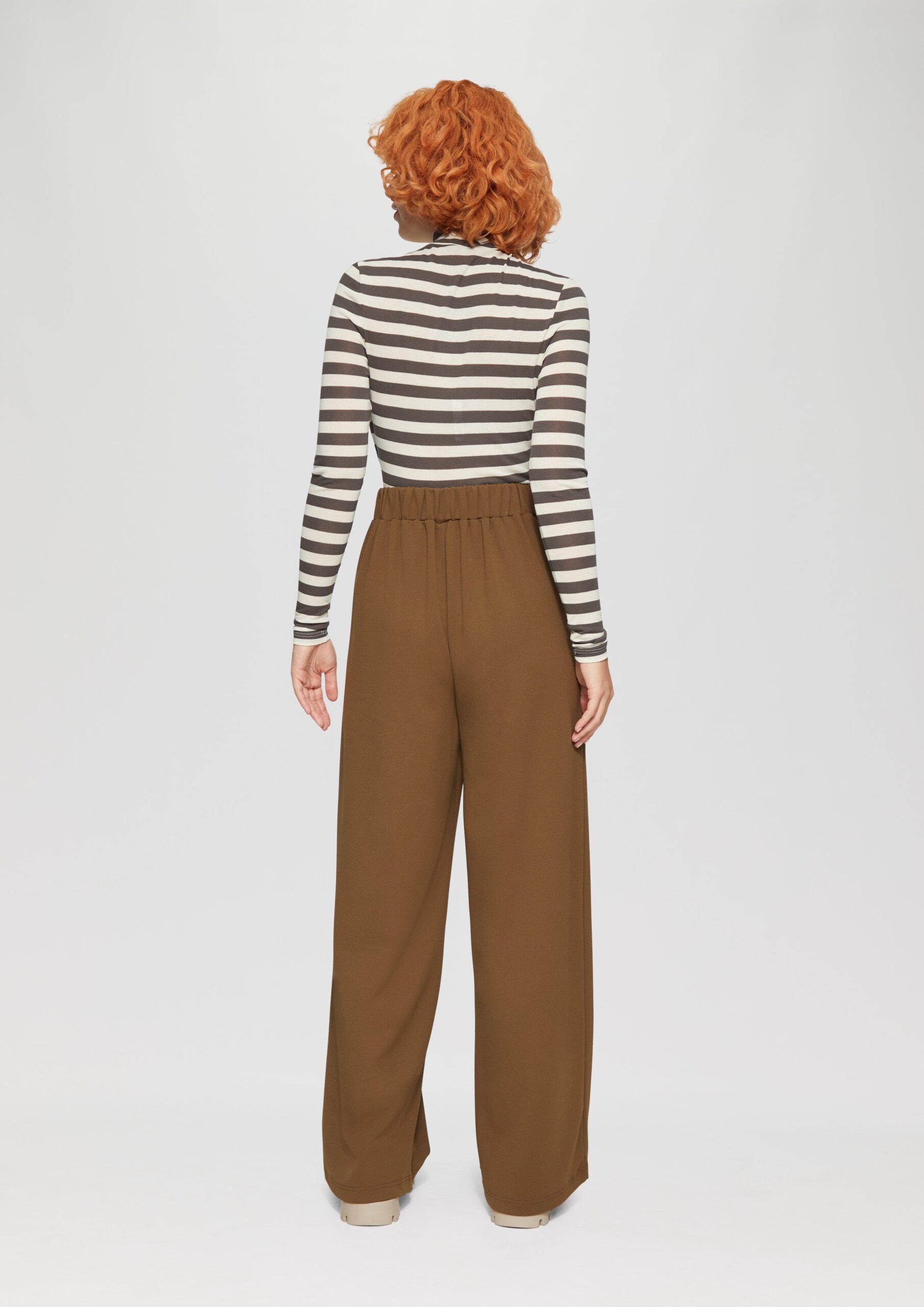 Gestreiftes Longsleeve im Slim Fit