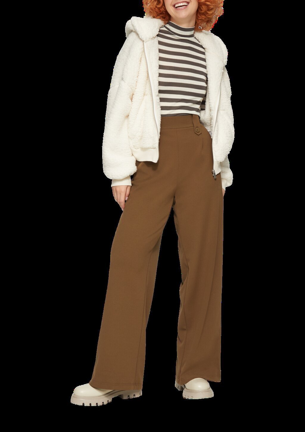 Gestreiftes Longsleeve im Slim Fit