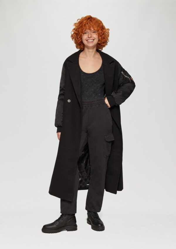 Gewaschener Body mit Rippstruktur