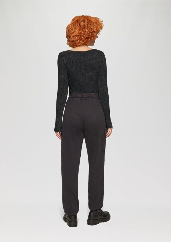 Gewaschener Body mit Rippstruktur