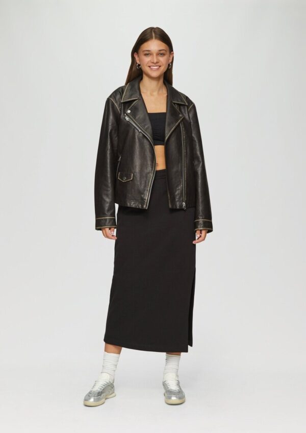 Sportlicher Sweatrock mit seitlichem Schlitz