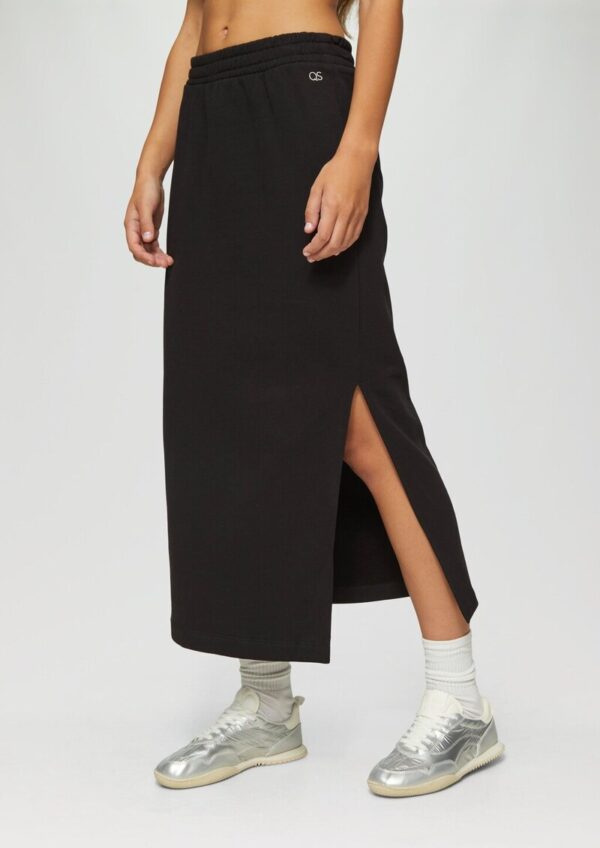 Sportlicher Sweatrock mit seitlichem Schlitz