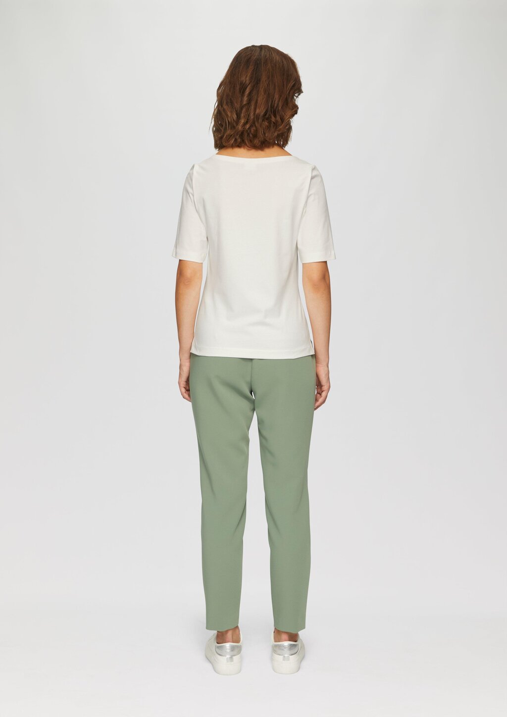 Jerseyshirt mit glänzendem Frontprint