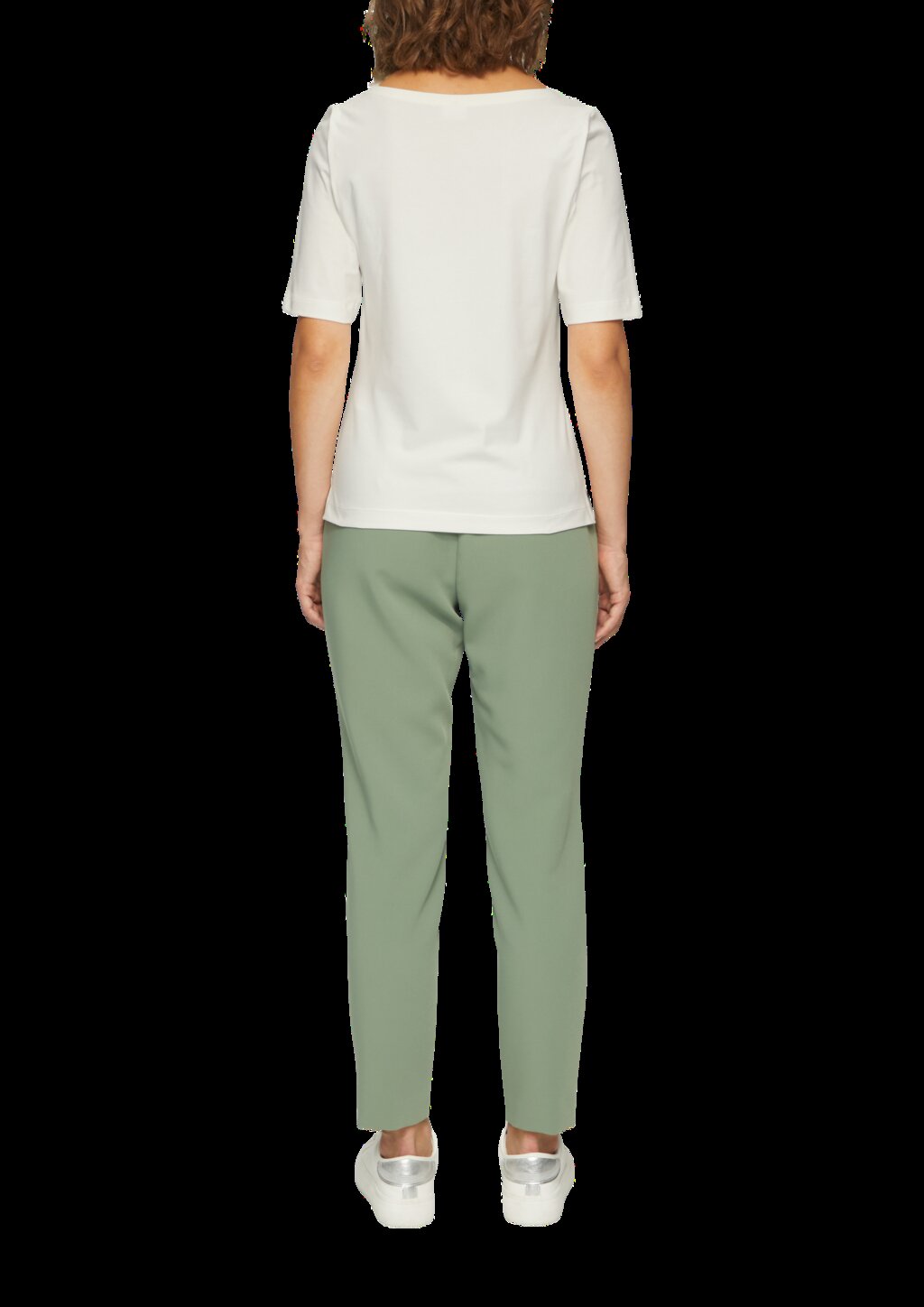 Jerseyshirt mit glänzendem Frontprint