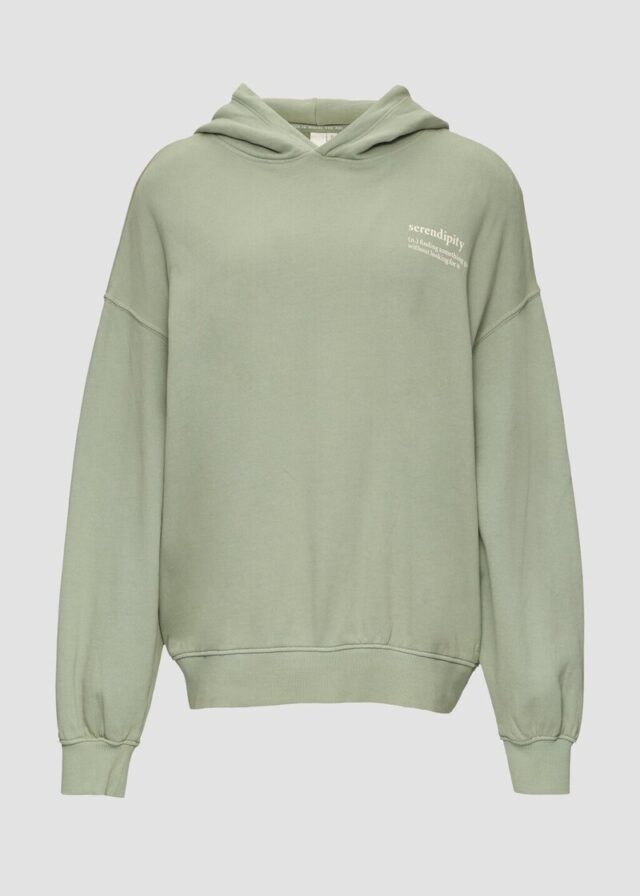 Oversized-Kapuzensweatshirt mit Waschung