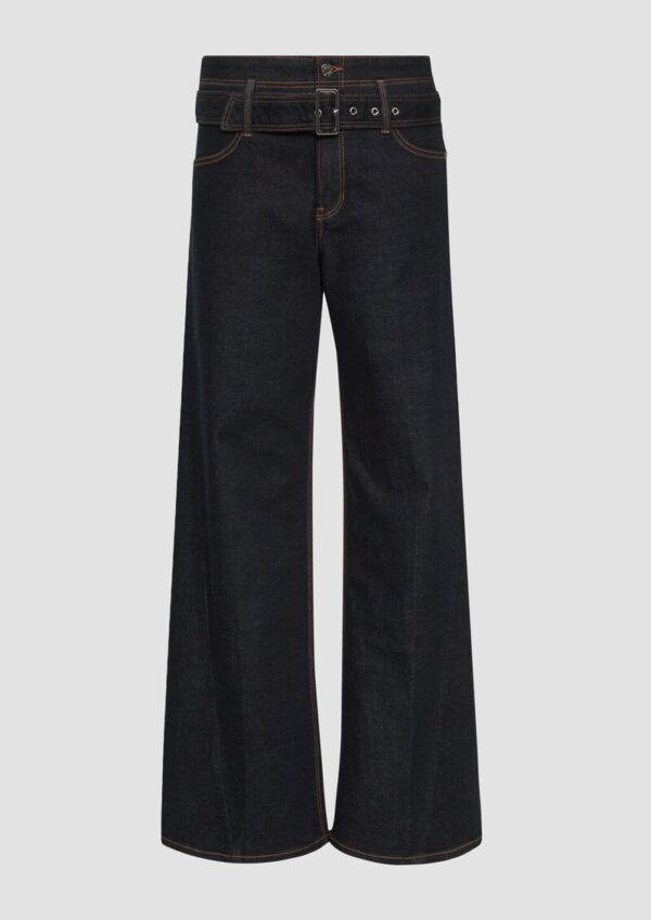 Jeans Suri/Regular Fit/High Rise/Wide Leg / mit Textilgürtel