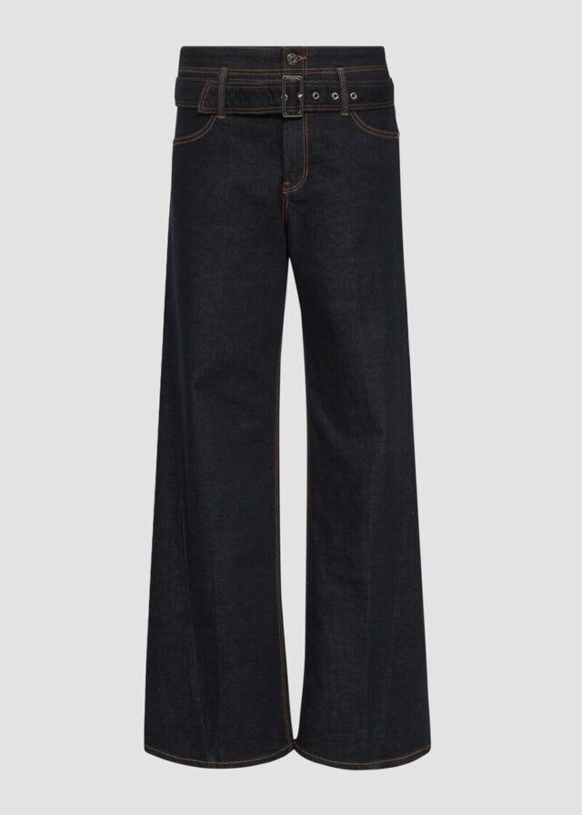Jeans Suri/Regular Fit/High Rise/Wide Leg / mit Textilgürtel