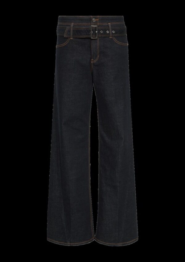 Jeans Suri/Regular Fit/High Rise/Wide Leg / mit Textilgürtel