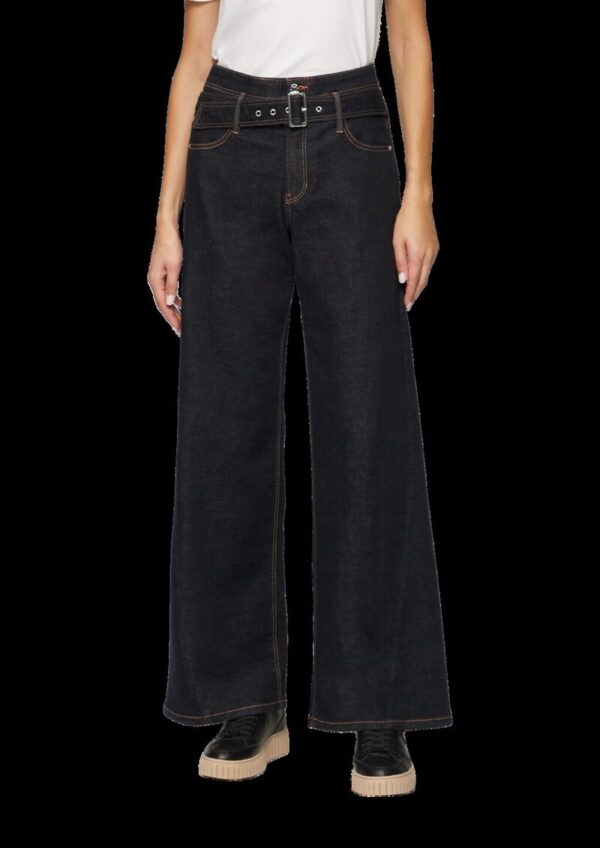 Jeans Suri/Regular Fit/High Rise/Wide Leg / mit Textilgürtel