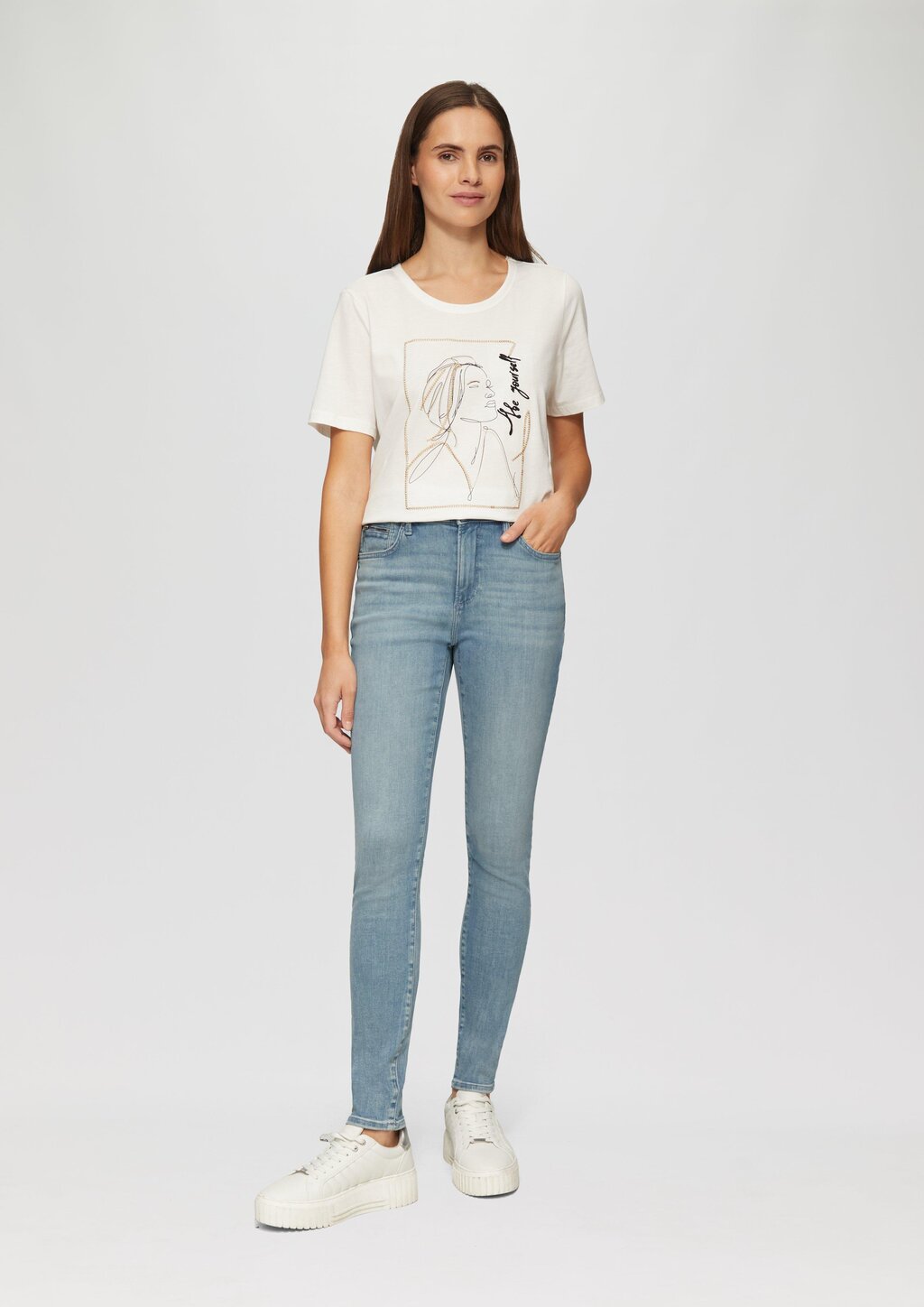 Jeans Izabell / Skinny Fit / Mid Rise / Skinny Leg